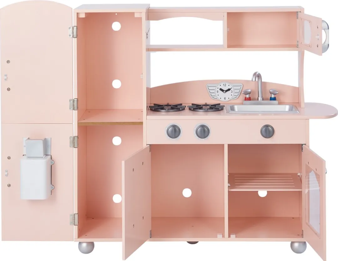 Teamson Kids Retro Houten Speelkeuken Roze