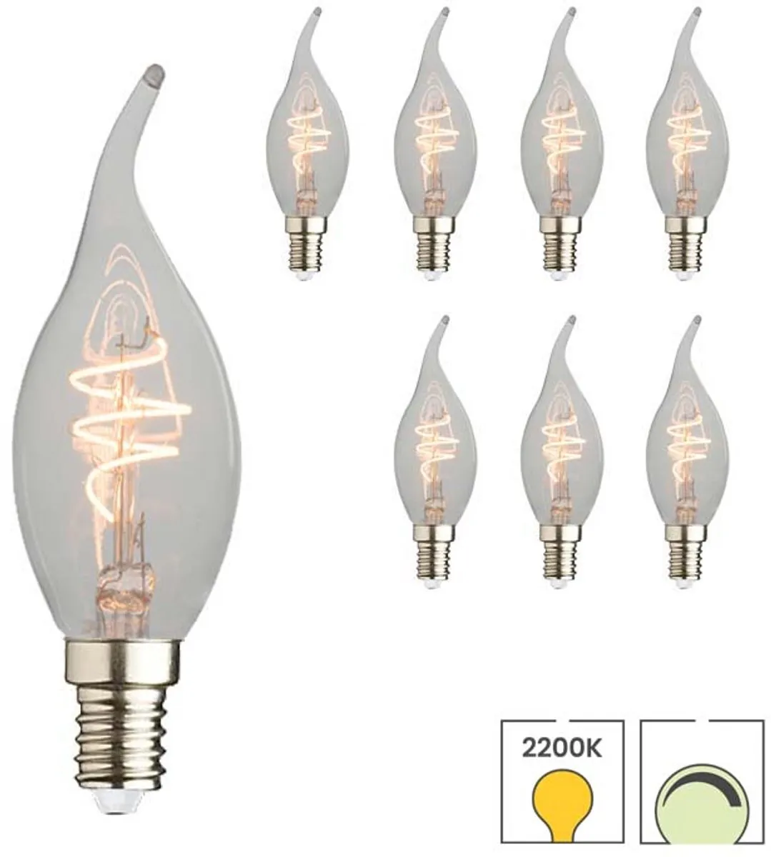 Lybardo E14 Kaarslamp 4.4W