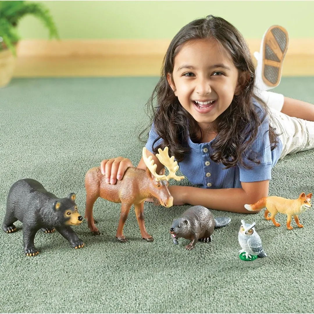 Learning Resources Jumbo Bosdieren Speelset - 5 Stuks Multicolor
