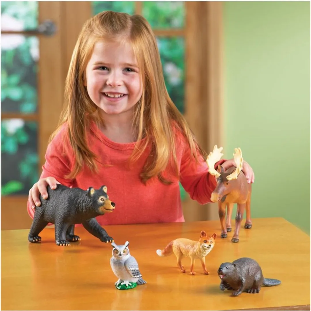 Learning Resources Jumbo Bosdieren Speelset - 5 Stuks Multicolor