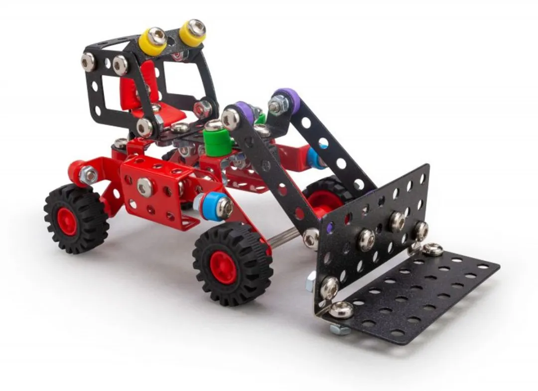Alexander Toys Constructor Bulldozer Kramy - 193 Onderdelen - Multicolor
