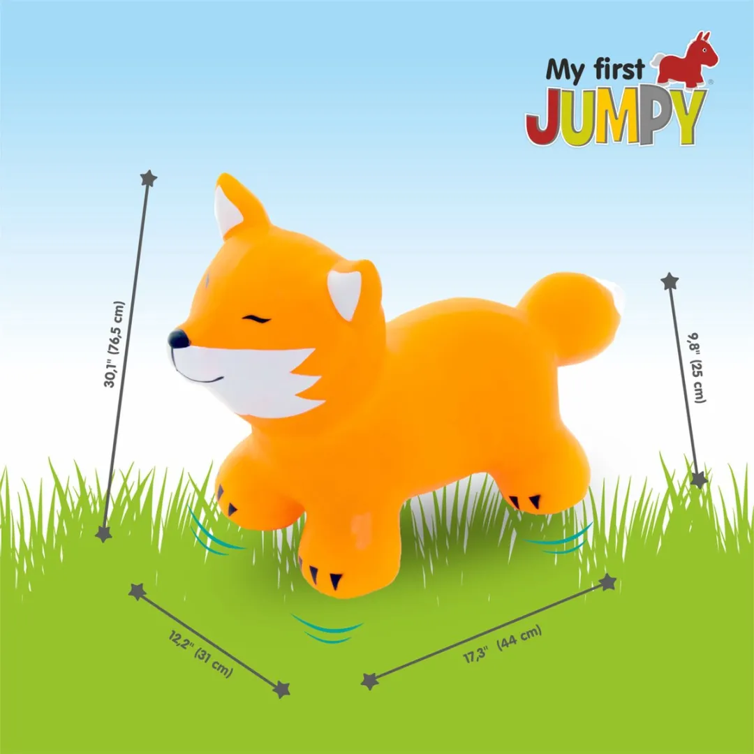 VTOYZ-GERARDOS Vos Jumpy Hopper Skippybal - 100 kg - Oranje