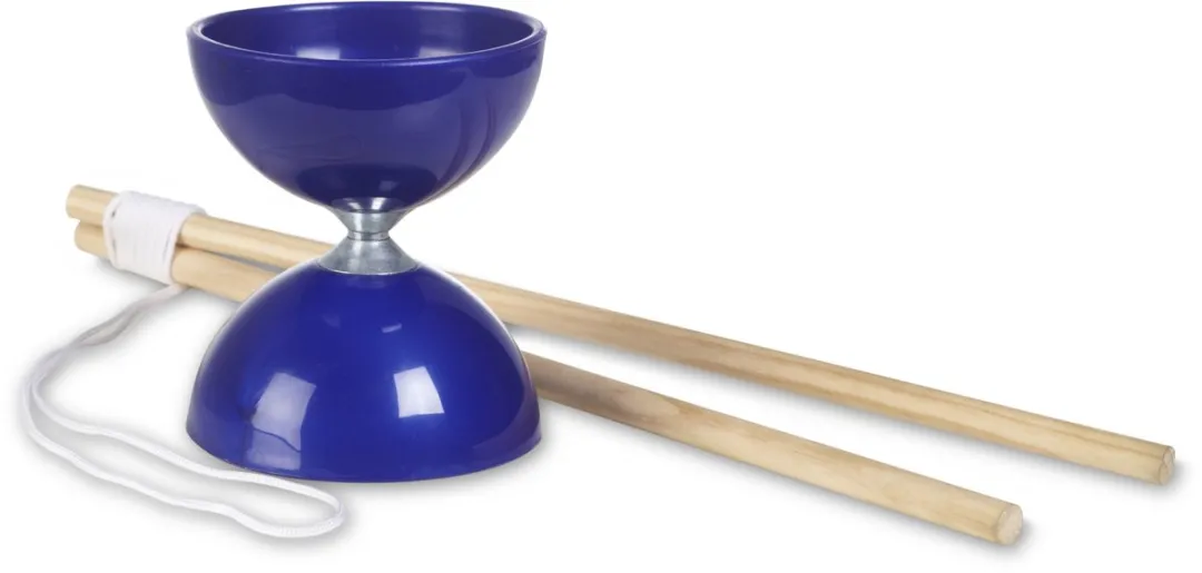 BS Toys Diabolo Rubber Blauw