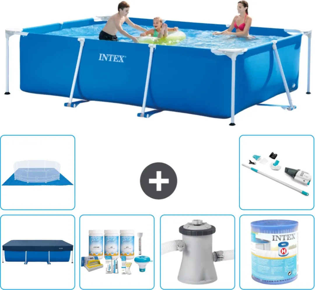 Intex Frame Zwembad 300x200x75cm Blauw - MPN 28272NP-Blauw