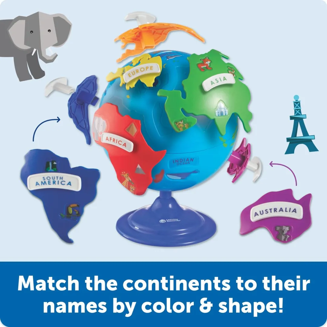 Learning Resources Puzzel Globe - Multicolor