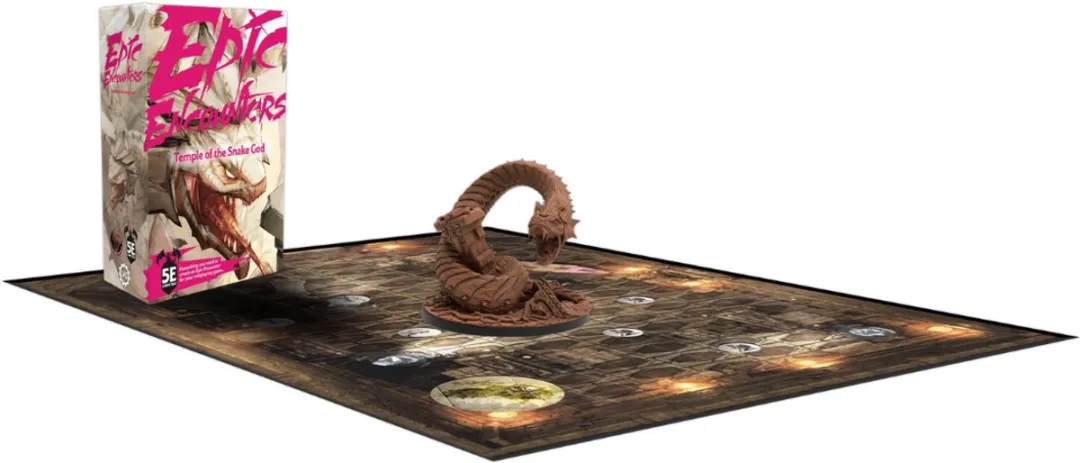 Steamforged Games Epic Encounters Temple of the Snake God SFEE-007 Miniaturen