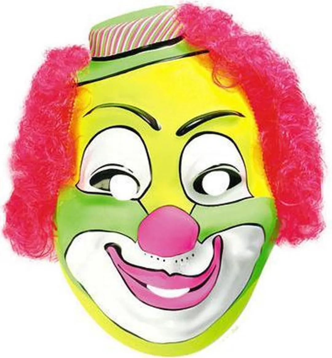 Carnival Toys Neon Clown Gezichtsmasker
