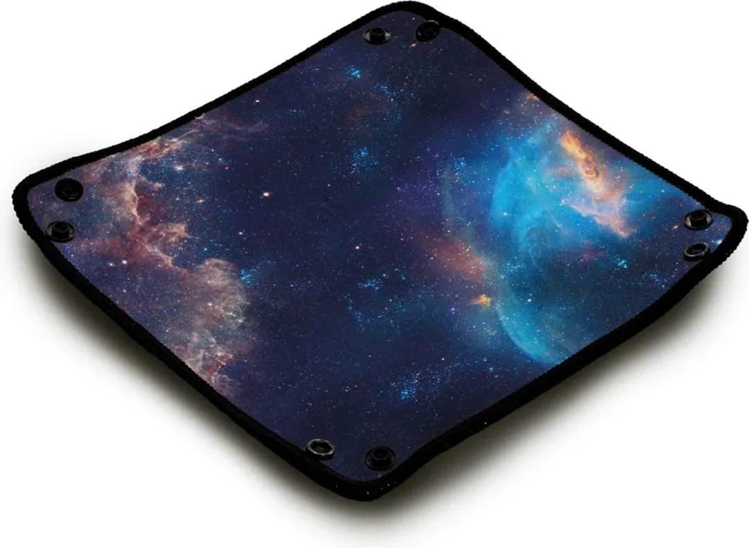 Geronimo Games Dice Tray Blue Galaxy