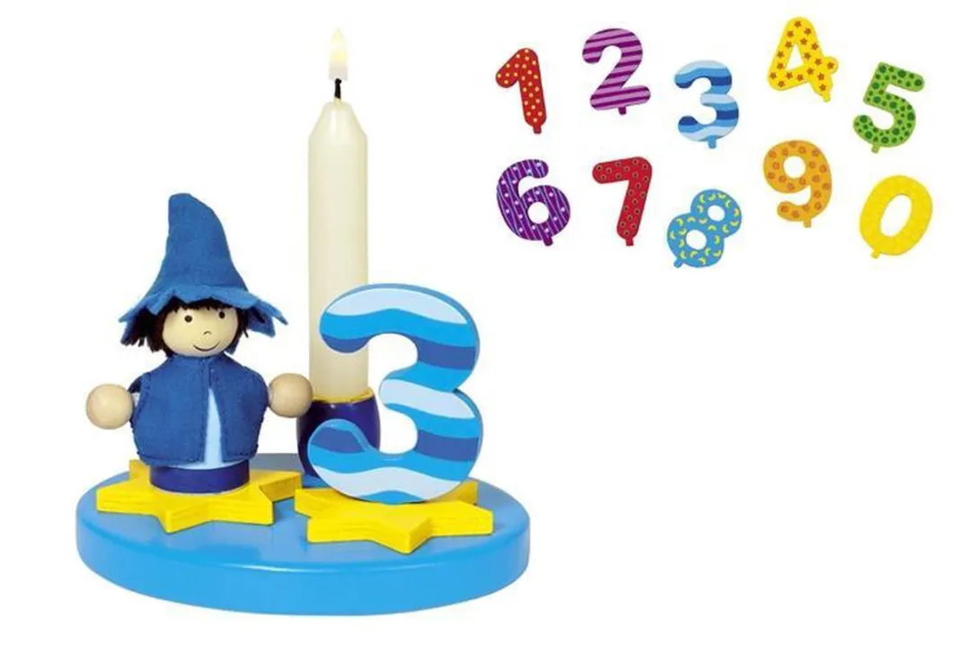 Goki Jongen Kaarsjesset - Blauw