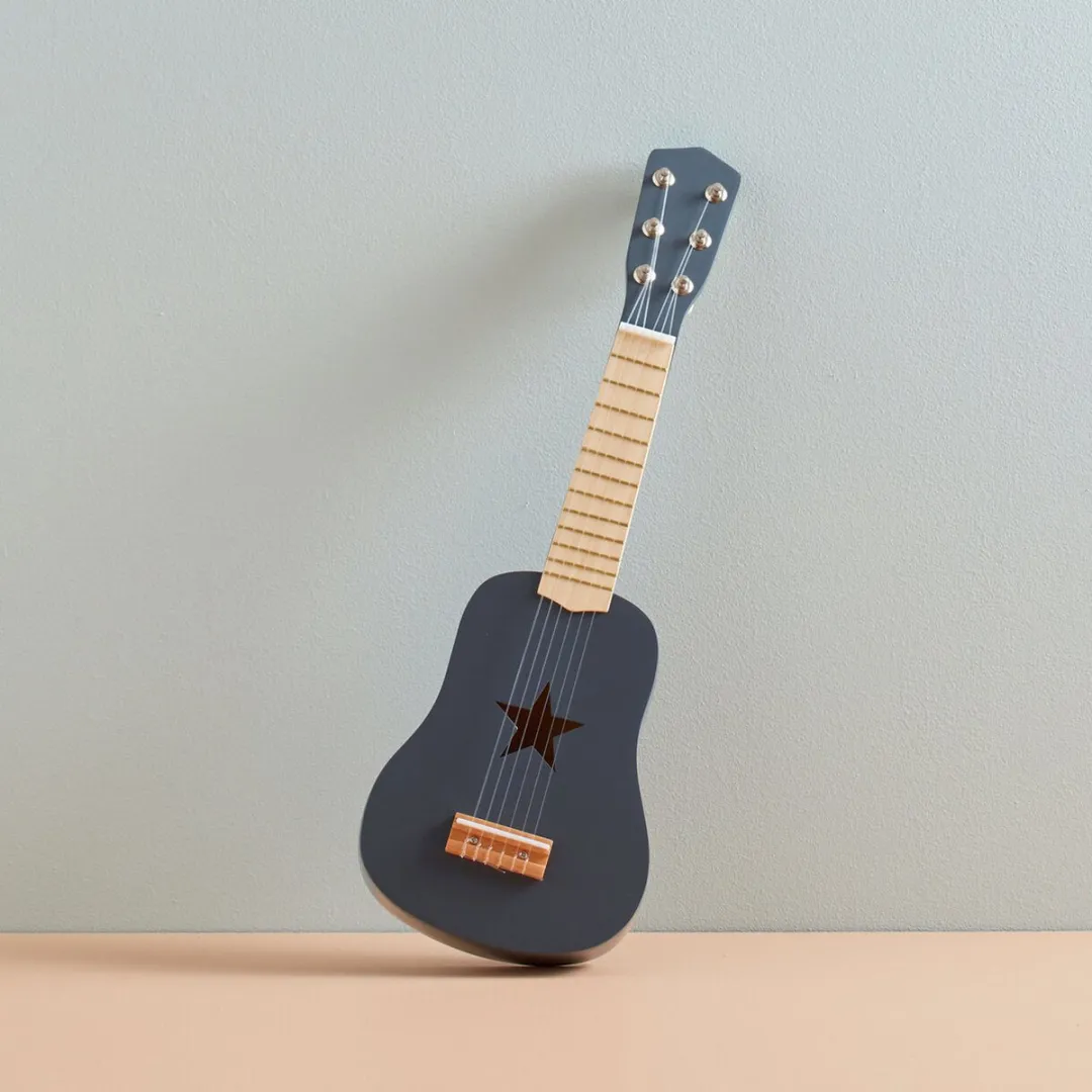 Kids Concept Houten Gitaar - Donker Grijs