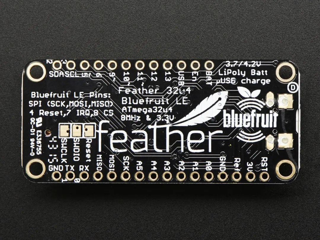 Adafruit Feather 32u4 Bluefruit LE 2829 - Meerkleurig