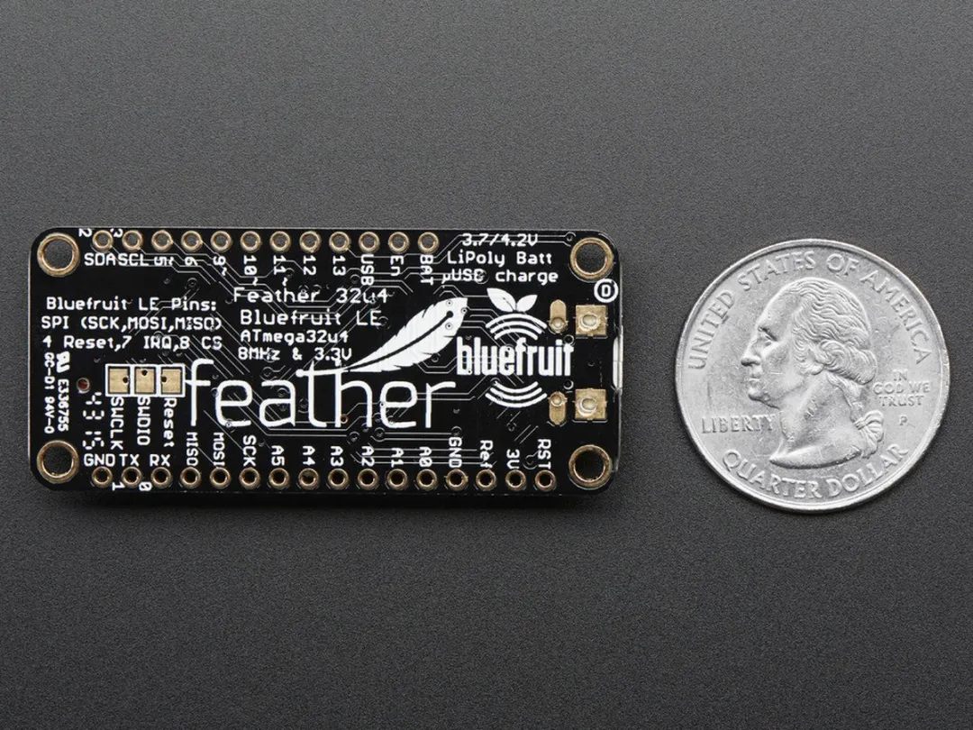 Adafruit Feather 32u4 Bluefruit LE 2829 - Meerkleurig - afbeelding 6 van 6
