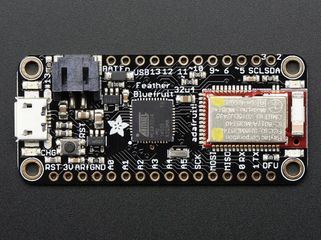 Adafruit Feather 32u4 Bluefruit LE 2829 - Meerkleurig