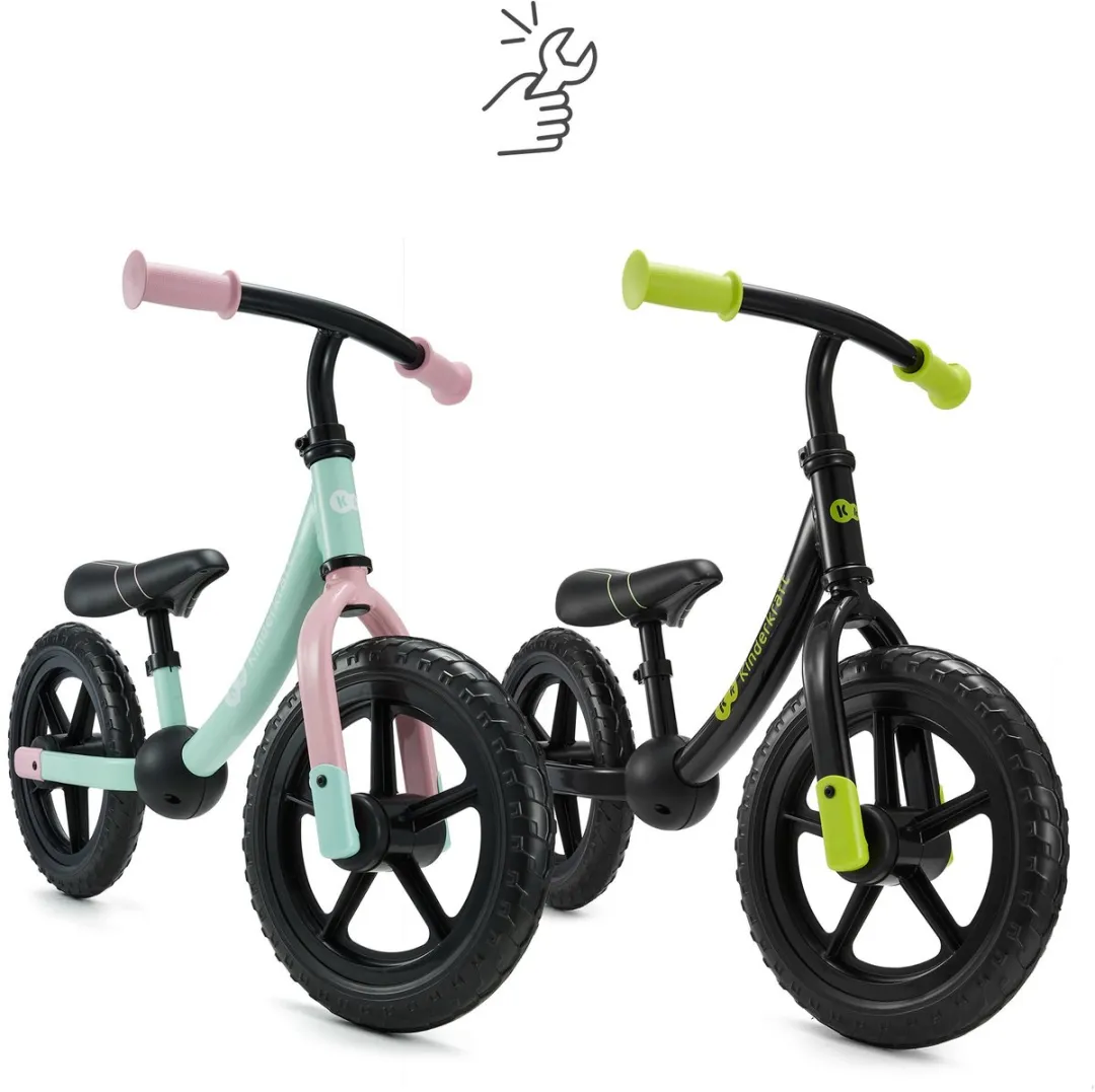 KinderKraft 2WAY NEXT OFF ROAD Loopfiets - Zwart