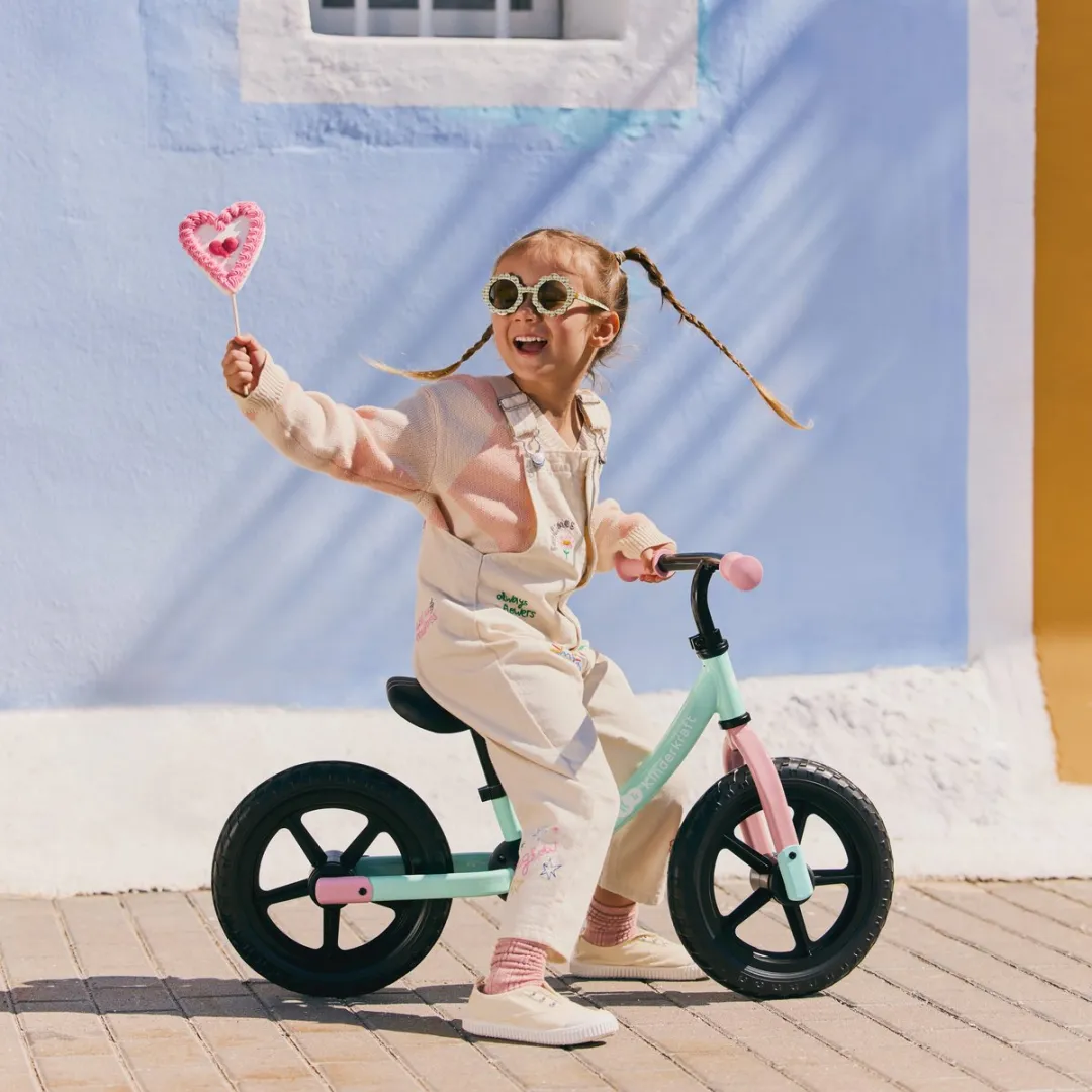 KinderKraft 2WAY NEXT OFF ROAD Loopfiets - Zwart
