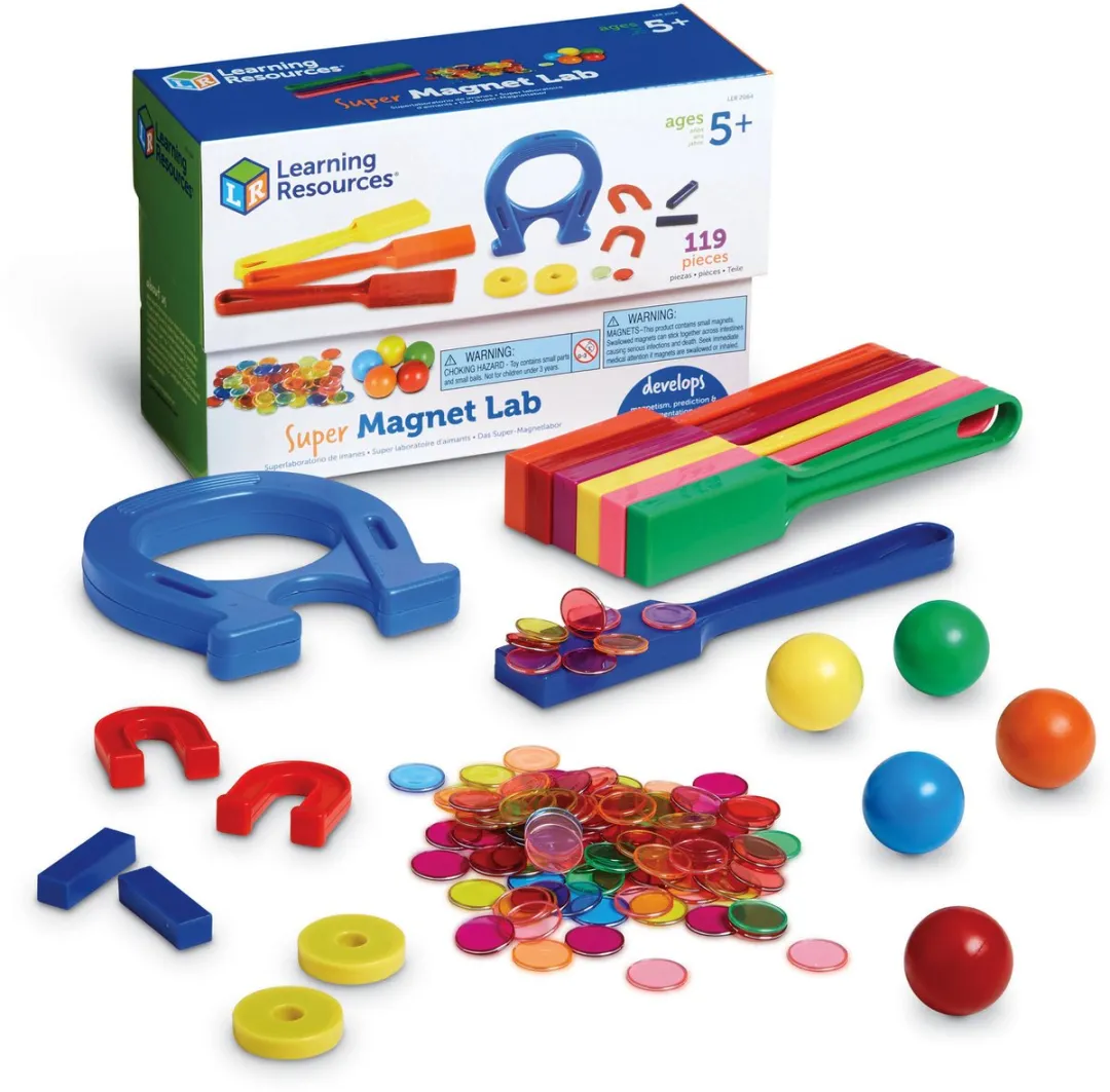 Learning Resources Super Magneet Laboratorium Set 950LER2064 - Multicolor