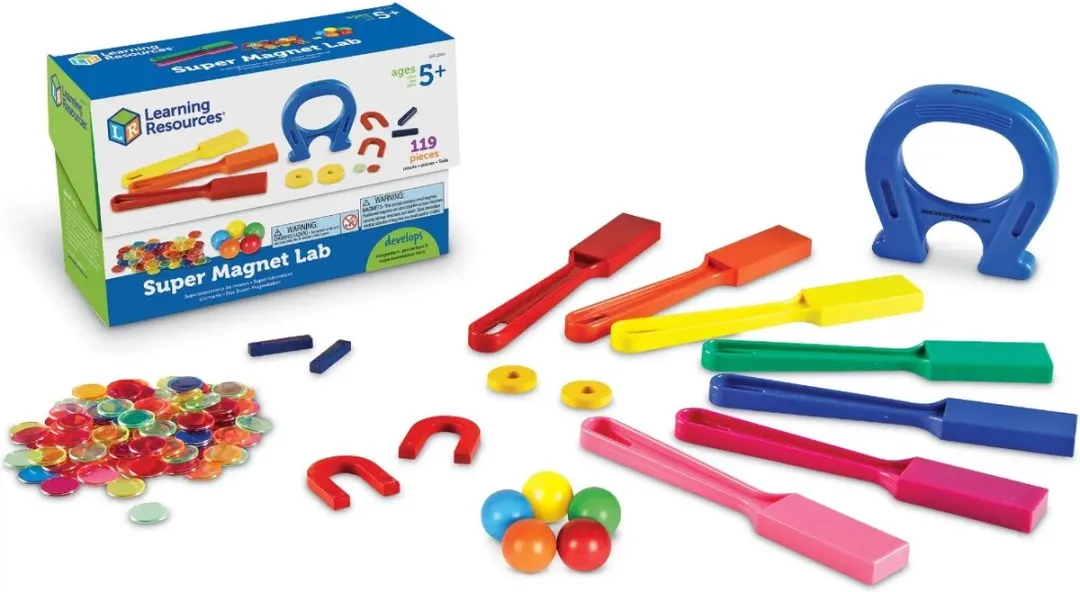 Learning Resources Super Magneet Laboratorium Set 950LER2064 - Multicolor