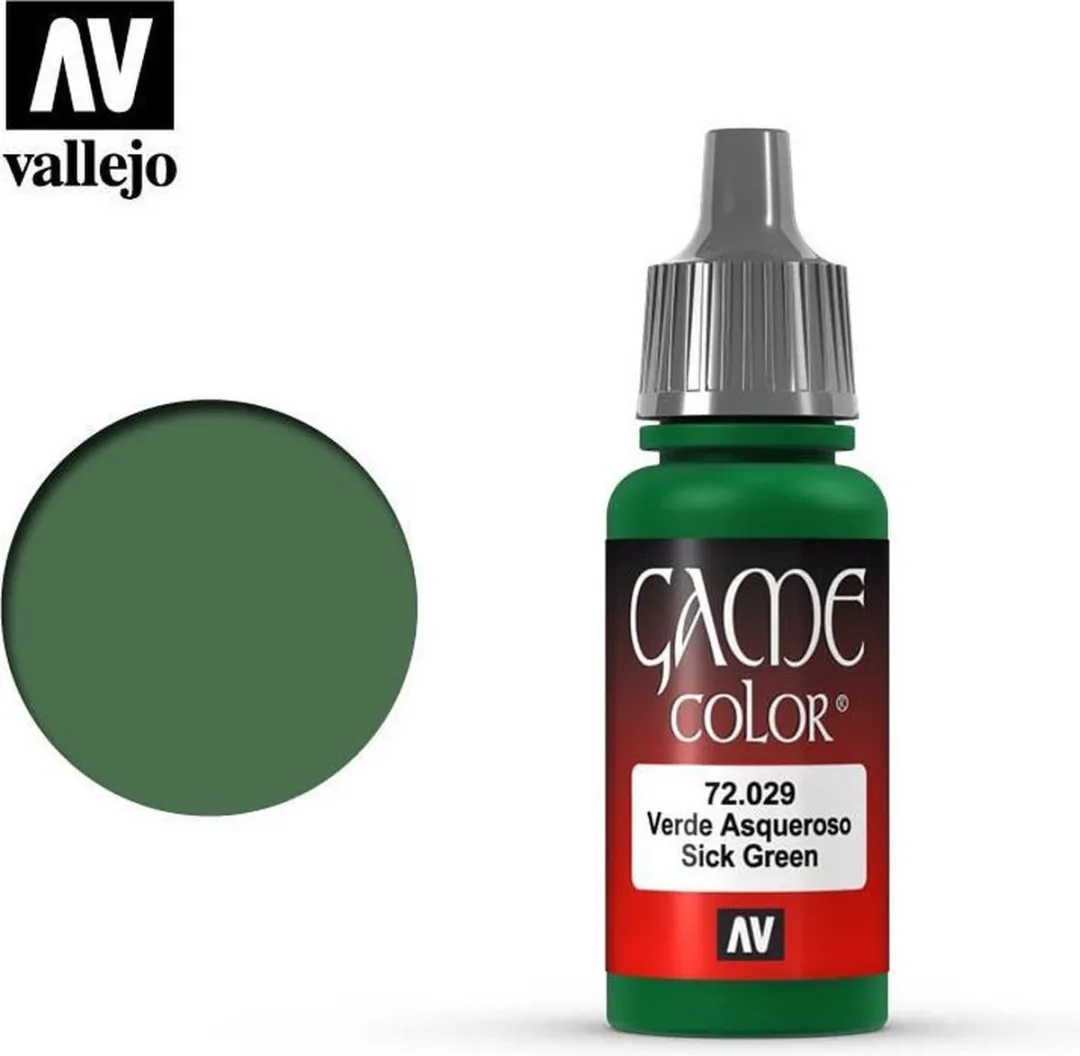 Vallejo Game Color Sick Green Acrylverf 18ml