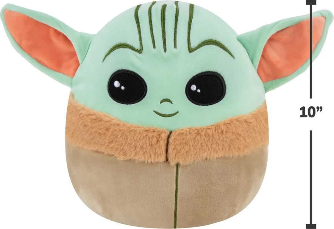 Squishmallows Star Wars Yoda 25cm - Groen