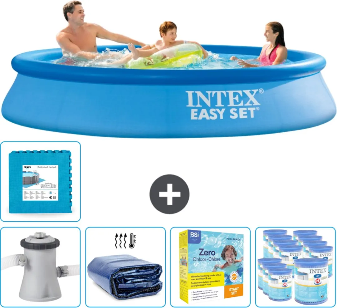 Intex Easy Set Zwembad 305x61cm - Blauw - 3077L