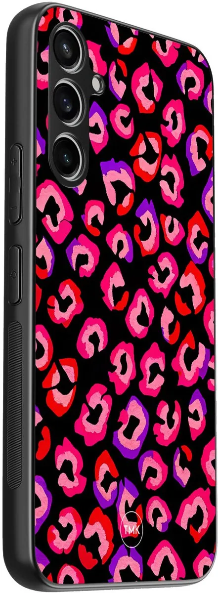 Casevibes Galaxy A54 TPU Hoesje - Luipaard Neon