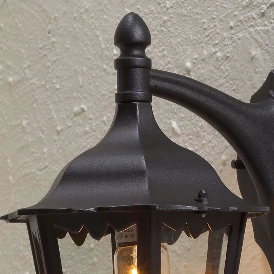 Konstsmide Firenze Wandlamp 48cm - Matzwart