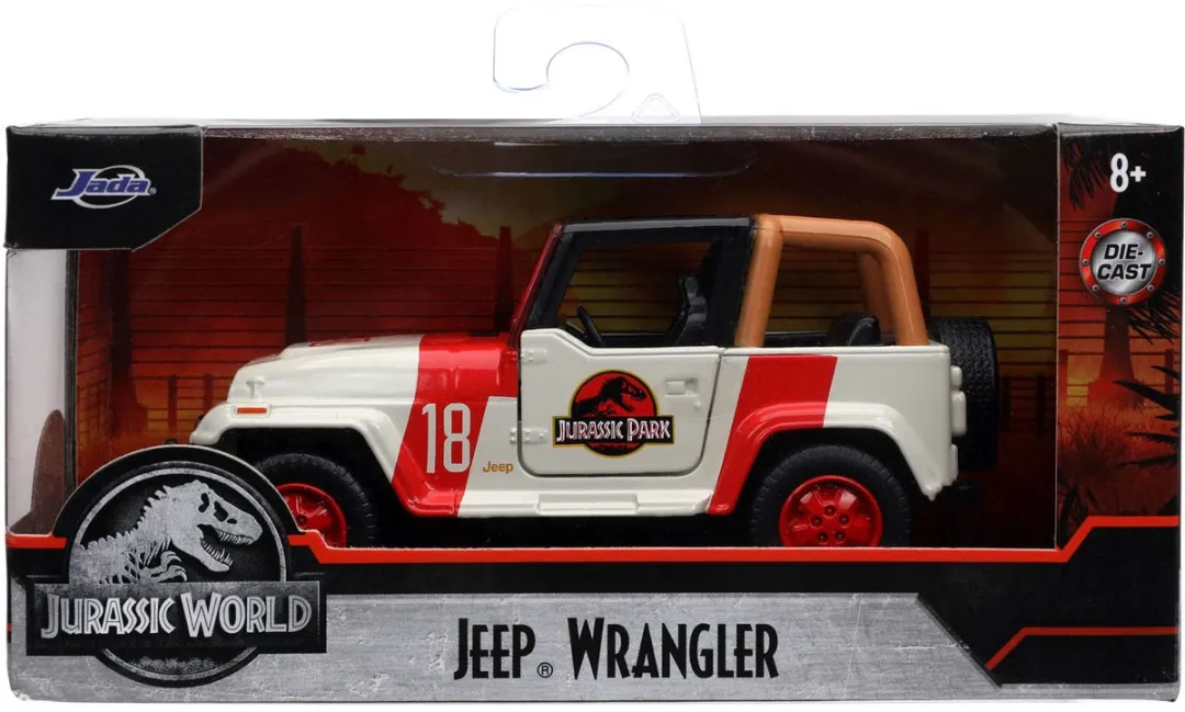 Jada Toys Jurassic Park Jeep Wrangler 1:32 Auto - MPN 253252019
