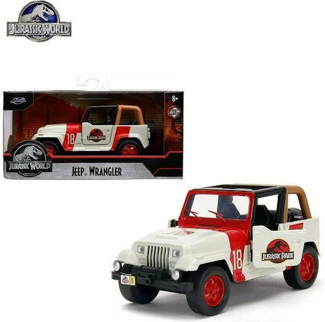 Jada Toys Jurassic Park Jeep Wrangler 1:32 Auto - MPN 253252019