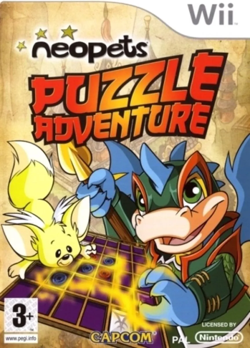 Capcom Neopets Puzzle Adventure Nintendo Wii
