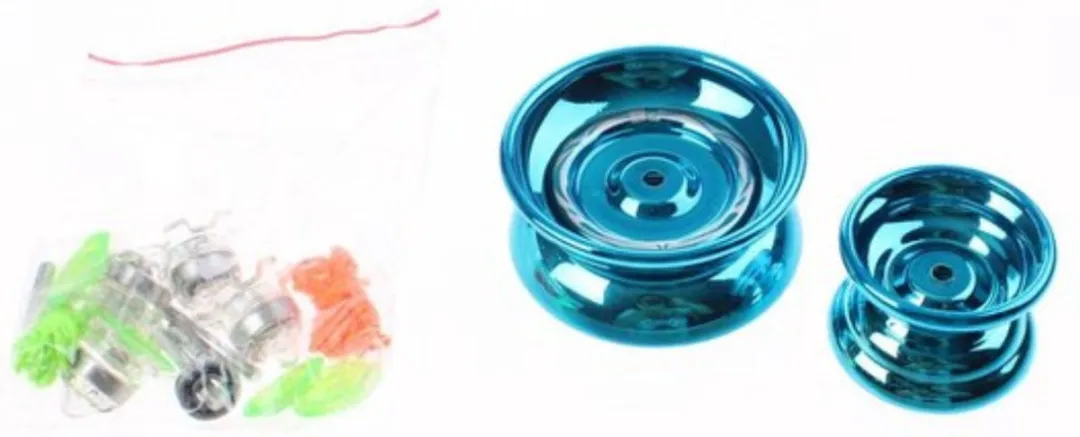 Johntoy YoYo Deluxe Bouwpakket - Blauw 2 Stuks