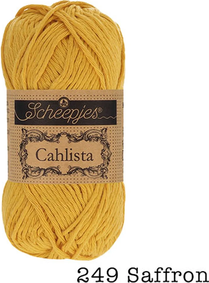 Scheepjes Cahlista Saffron - 1 Stuk