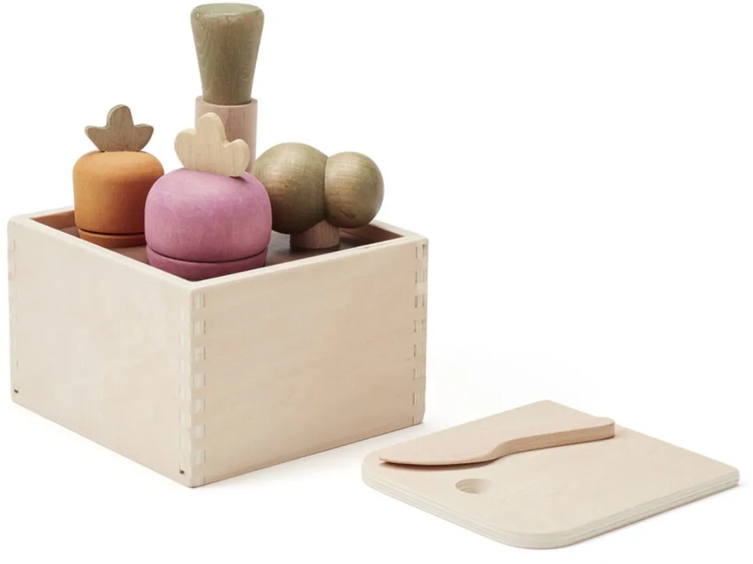 Kids Concept Wooden Plant Box 1000456 - Hout Groen Oranje