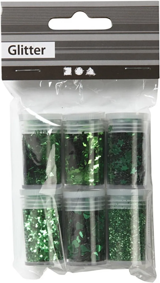 Creativ Company Glitter & Pailletten Set - 6x5g