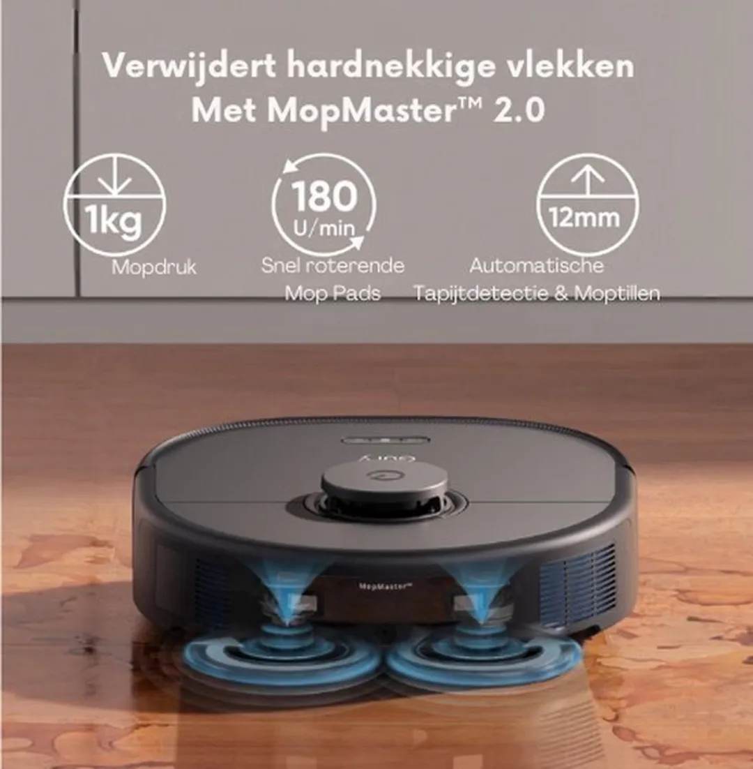 Eufy X10 Pro Omni Robotstofzuiger 8000 Pa - Wit - T2351G21