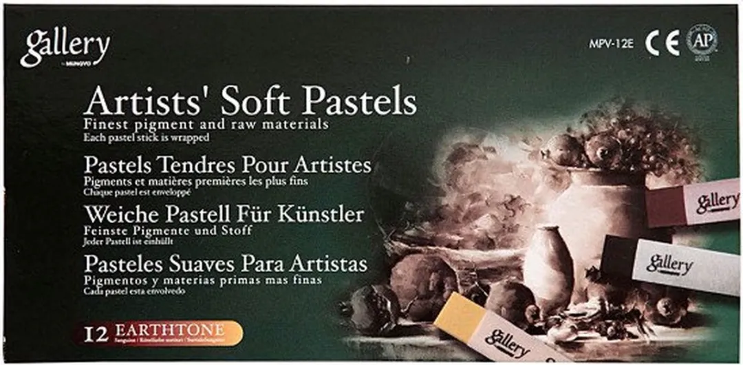 Creativ Company Gallery Soft Pastel Set 12 Stuks - 10x6,5cm