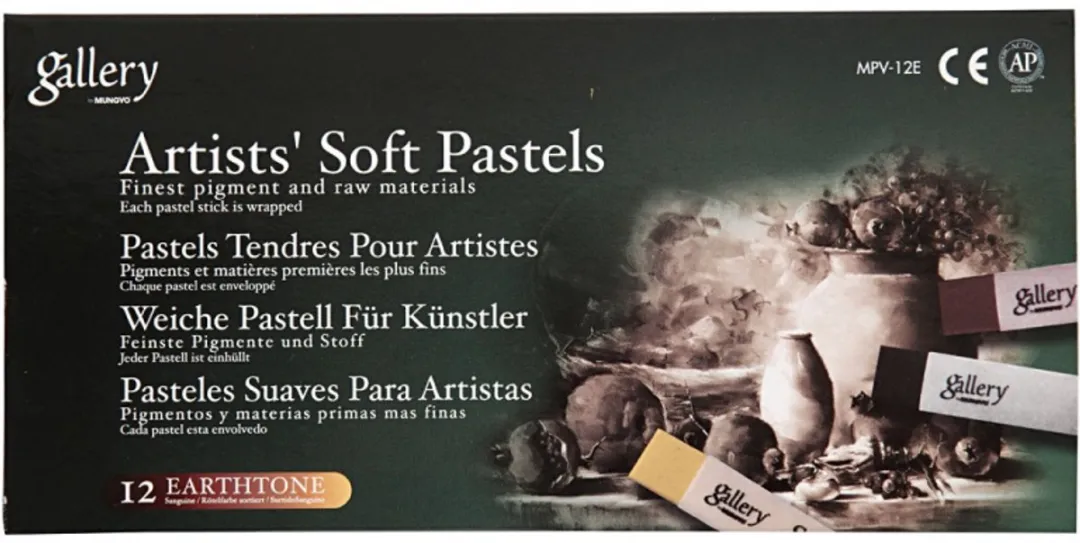 Creativ Company Gallery Soft Pastel Set 12 Stuks - 10x6,5cm
