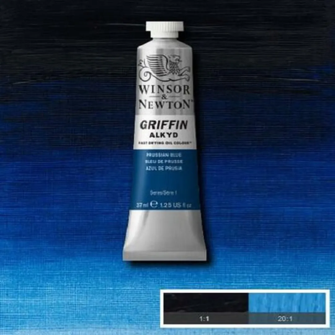 Winsor & Newton Griffin Alkyd Olieverf Prussian Blue 37ml