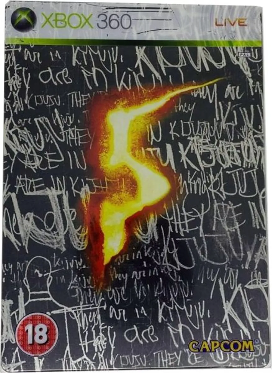 Capcom Resident Evil 5 Steelbook Limited Edition