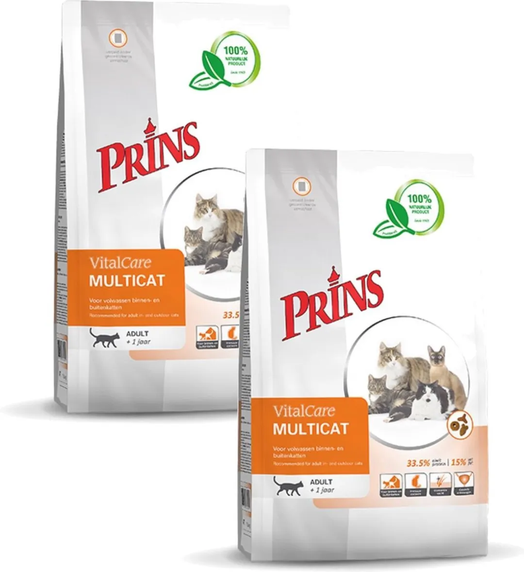 Prins Vitalcare Multicat Gevogelte Kattenvoer