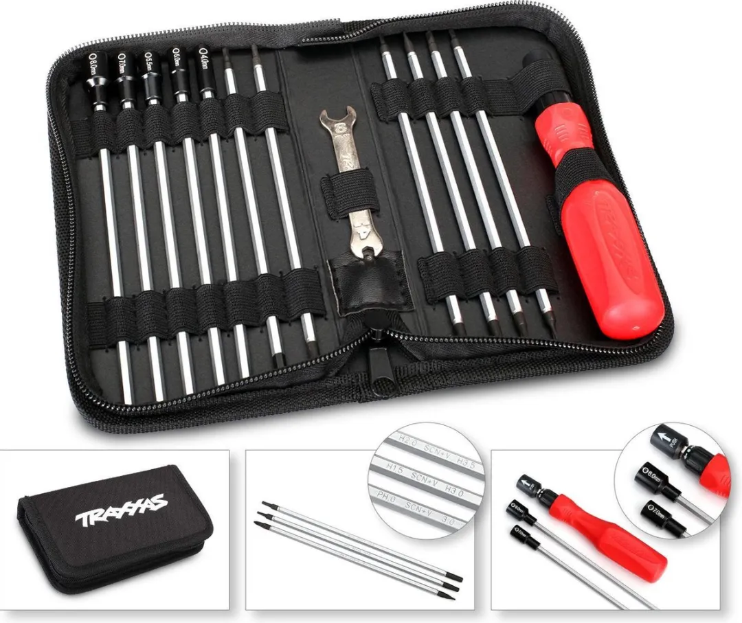 Traxxas TRX3415 Gereedschapset - Zwart