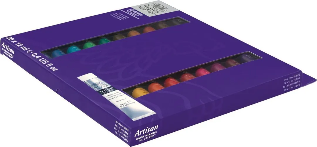Winsor & Newton Artisan Water Mixable Olieverf 20x12ml Set