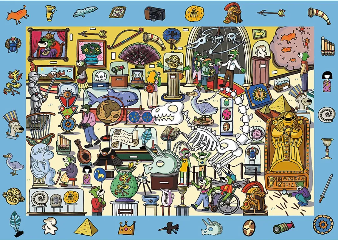 Trefl Spy Guy Museum Avontuur Puzzel 100 Stuks - Multicolor