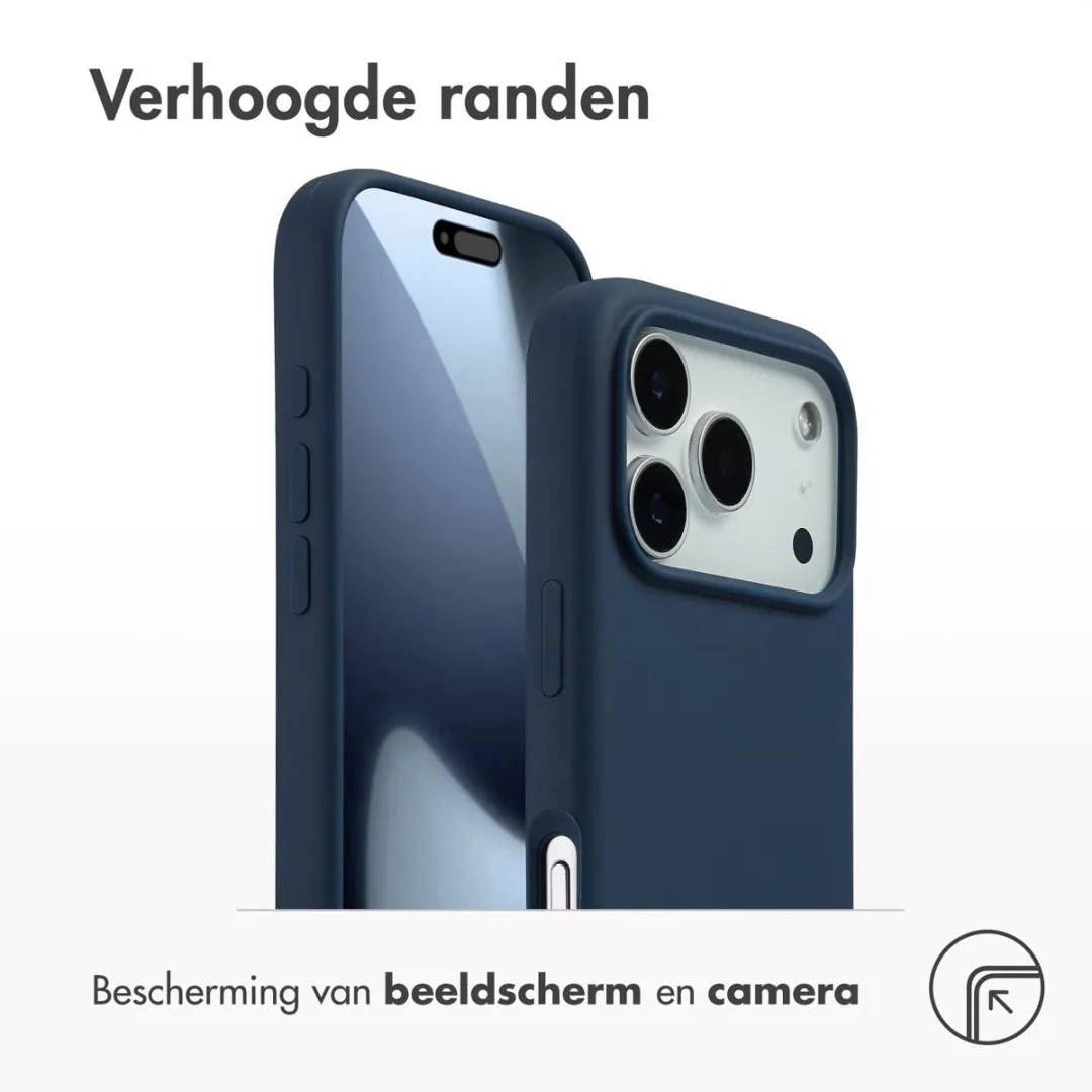 Accezz iPhone 17 Pro MagSafe Hoesje - Donkerblauw