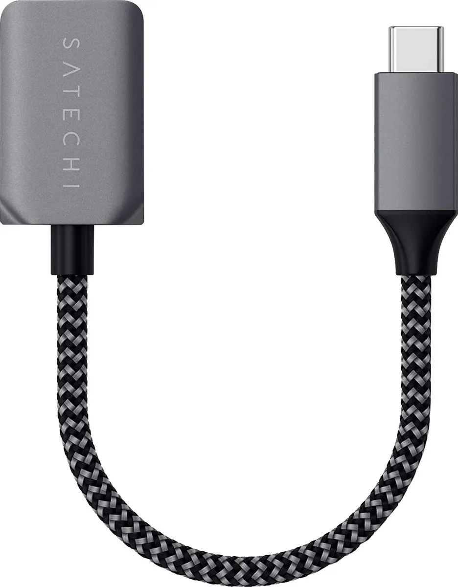 Satechi USB-C naar USB-A 3.0 Adapter - Grijs - afbeelding 6 van 6