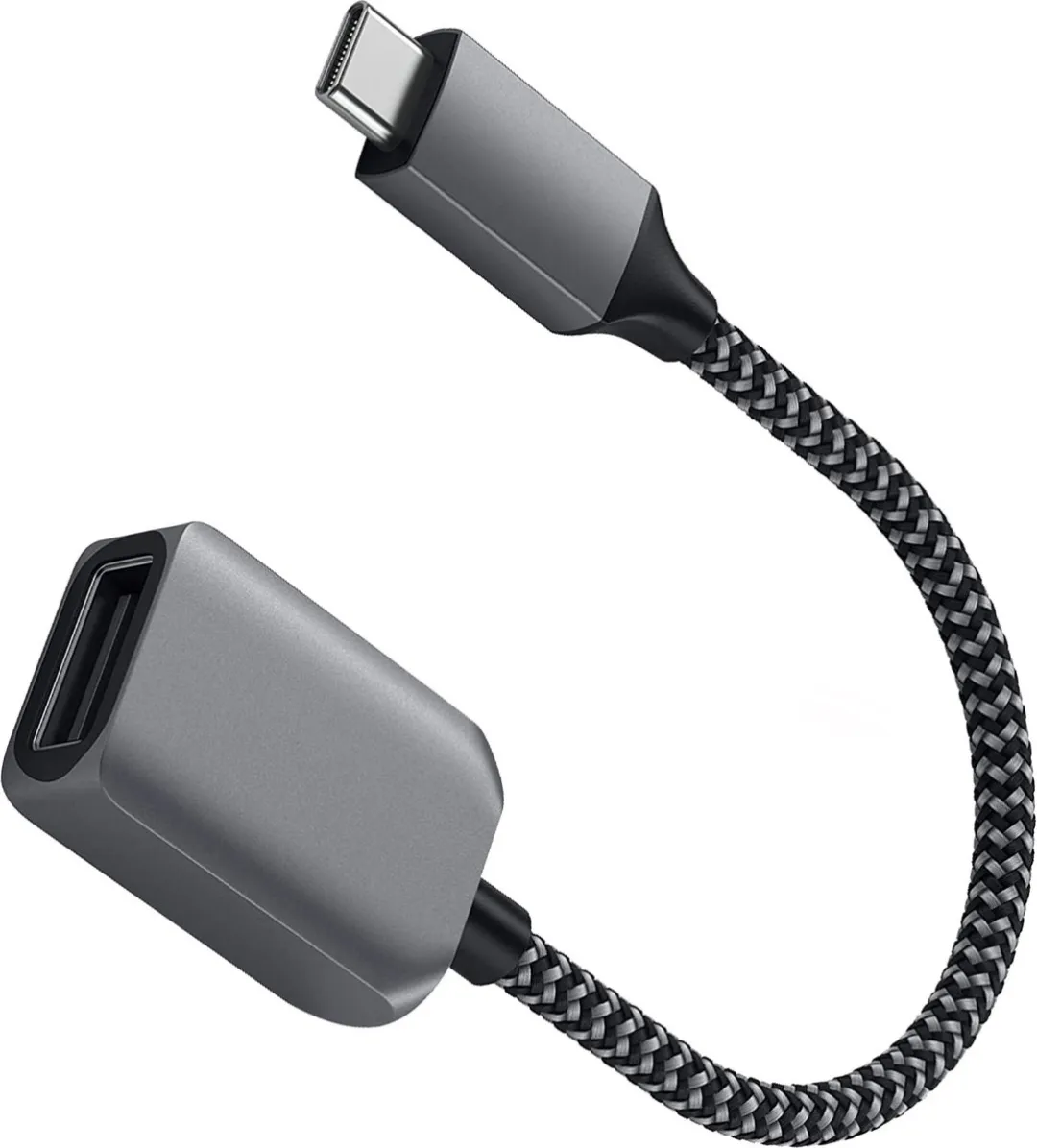 Satechi USB-C naar USB-A 3.0 Adapter - Grijs
