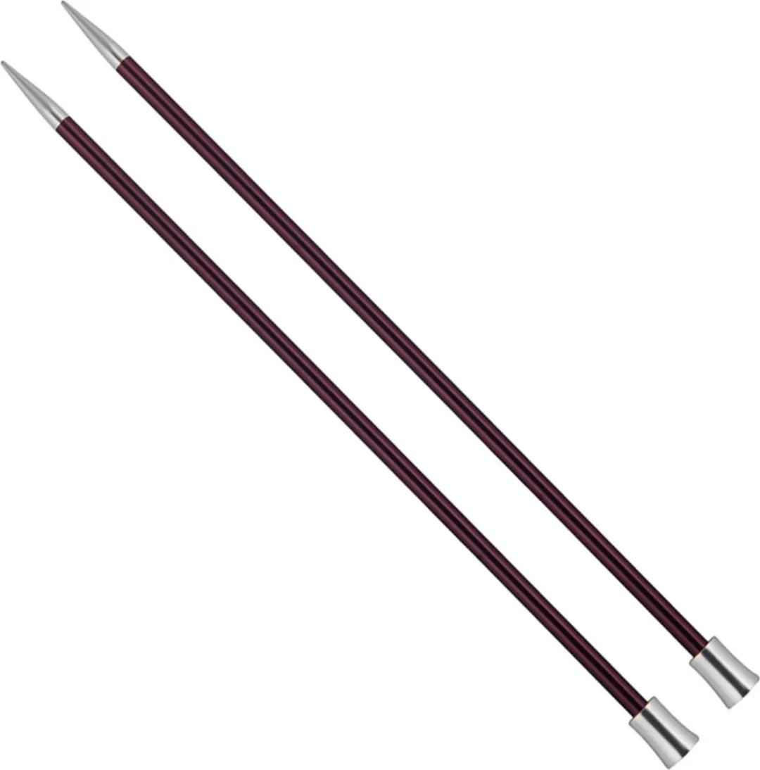 KnitPro Zing Breinaalden 40cm - Roze - 2 Stuks