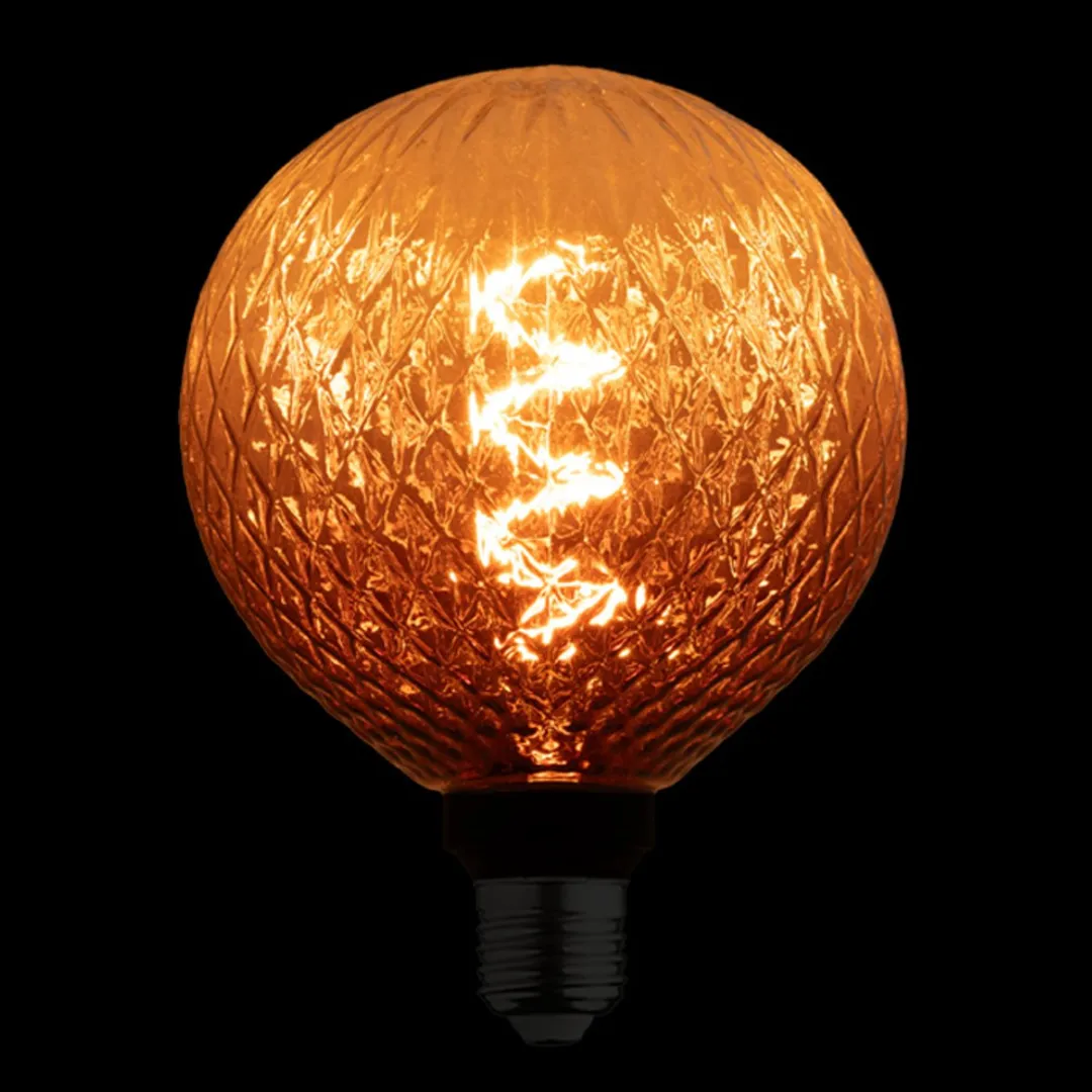 Lybardo Premium E27 LED Diamantlamp 4W - Rookglas - afbeelding 6 van 6