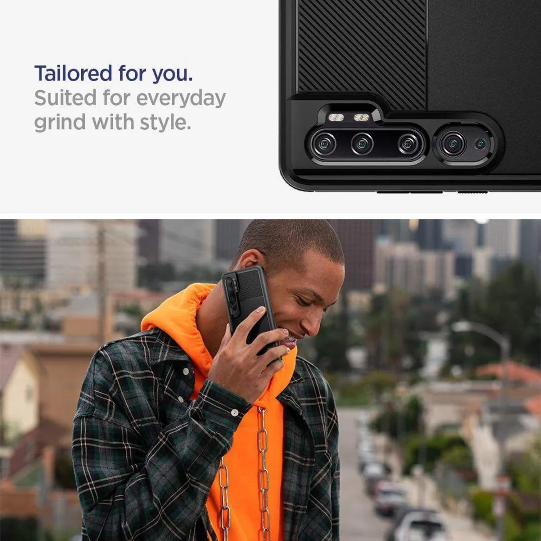 Spigen Rugged Armor ACS00603 Hoesje - Zwart - afbeelding 6 van 6