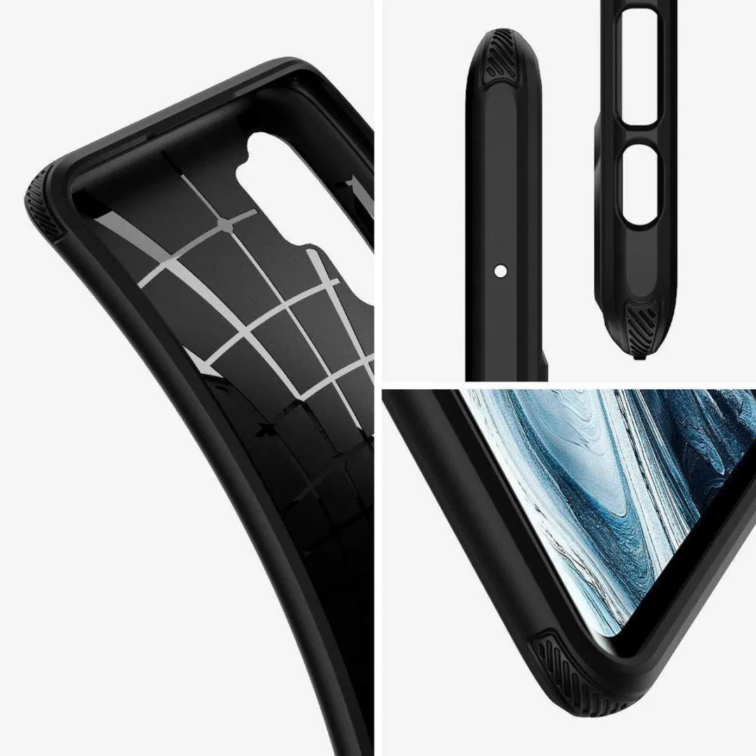 Spigen Rugged Armor ACS00603 Hoesje - Zwart