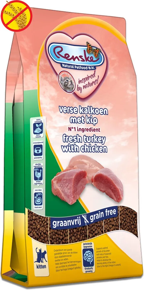 Renske Super Premium Kitten Kalkoen & Kip 6kg